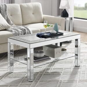 Discover Elegance: Our Review of the SSLine Mirrored Coffee Table