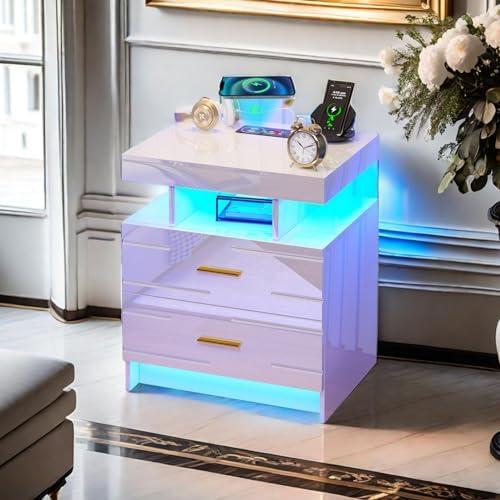 Stylish Nightstands with Charging Stations for Every Room