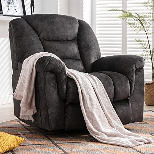 Discover Comfort: Our Take on the ANJ Swivel Rocker Recliner