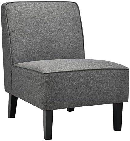 Finding Relaxation: Our Thoughts on the Grey Armless Accent Chair