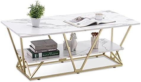 Versatile Lift Top Coffee Table with LED Light & Storage