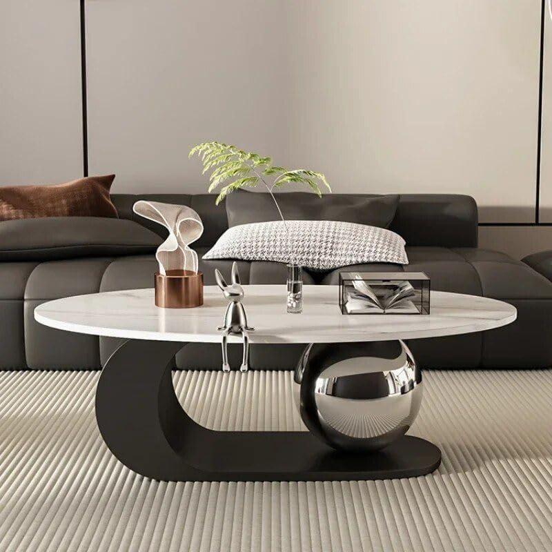 Versatile Lift Top‌ Coffee Table with LED Light & Storage