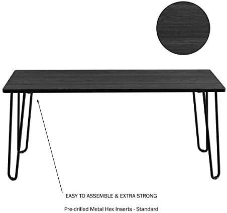 Transforming Our Space: Review of Lavish Home's Hairpin Leg Table