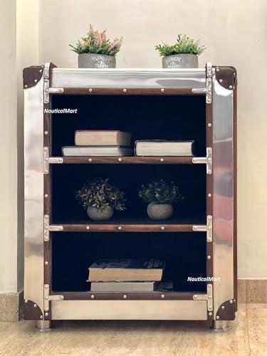 Exploring NauticalMart's Stylish Aviator Aluminium Bookcase