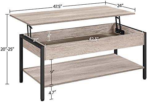 Exploring the Versatility of Yaheetech's Lift Top Coffee Table