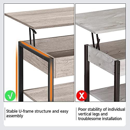 Exploring the Versatility of Yaheetech's Lift Top Coffee Table