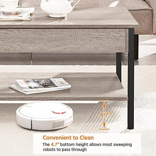 Exploring the Versatility of Yaheetech's Lift Top Coffee Table